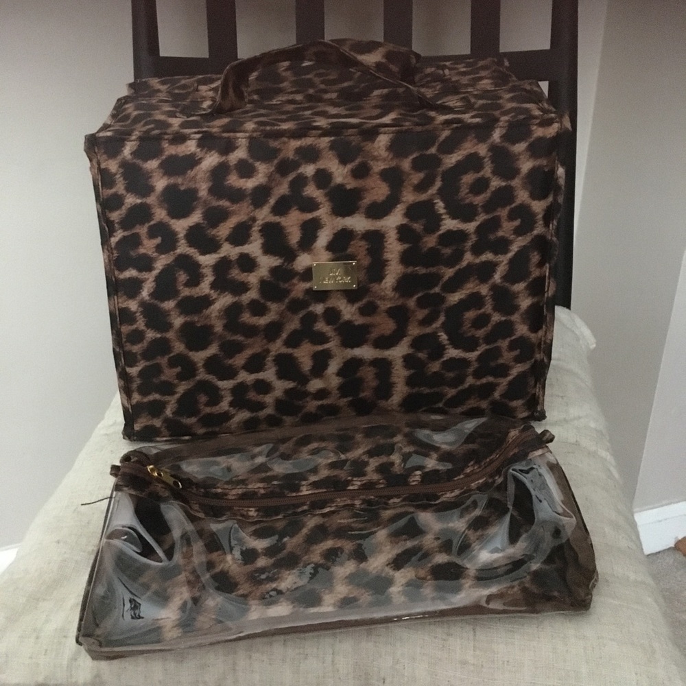 Joy Mangano XL Beauty Case With Bonus Pouch
